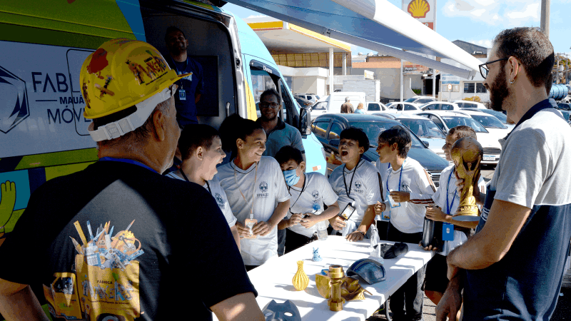 Instituto Mauá de Tecnologia participa do projeto Fábrica Makers com o Fab Lab Móvel
